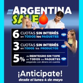 Turismo Nacional-Cuotas sin Interes con Mercado Pago